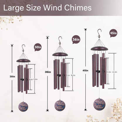ASTARIN Memorial Butterfly Deep Tone Wind Chimes Personalized, Sympathy Remembrance Gifts for Loss of Mom Dad, Bereavement Gifts for Condolence Funeral, Garden Decoration