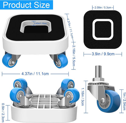 New Upgrade Furniture Sliders, Furniture Movers with Wheels, Furniture Dolly with 360° Rotatable Wheels, Appliance Roller for Moving Heavy Sofa Load Capacity Up to 750lb