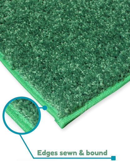 KOECKRITZ Soft and Colorful Kids Classroom Area Rugs (Passes Flammability Pill Test) Many Sizes and Bright Colors to Select from (6' x 6', Froggy)