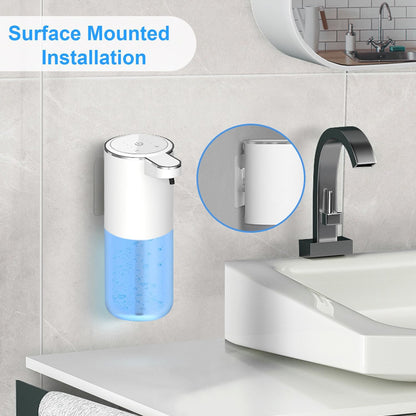 Automatic Liquid Soap Dispenser, Touchless Hand Soap Dispenser Rechargeable, Dish Liquid Soap Dispenser Electric for Bathroom Countertop, Kitchen and Commercial 12.85oz/380mL
