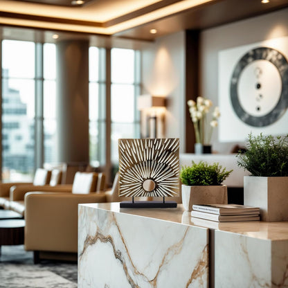 Decozen Handcrafted Solid Wood Decorative Centerpiece Ideal for Bedroom, Coffee Table, Kitchen, and Dining Room - Valentines Day Gifts