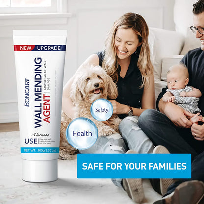 Spackle Wall Repair Kit, Drywall Repair Patch Kit,Wall Mending Agent Putty,Wall Repair Paste Plaster for Wall Crack/Nail Hole,Wall Repair Patch Kit with Scraper/Sandpaper