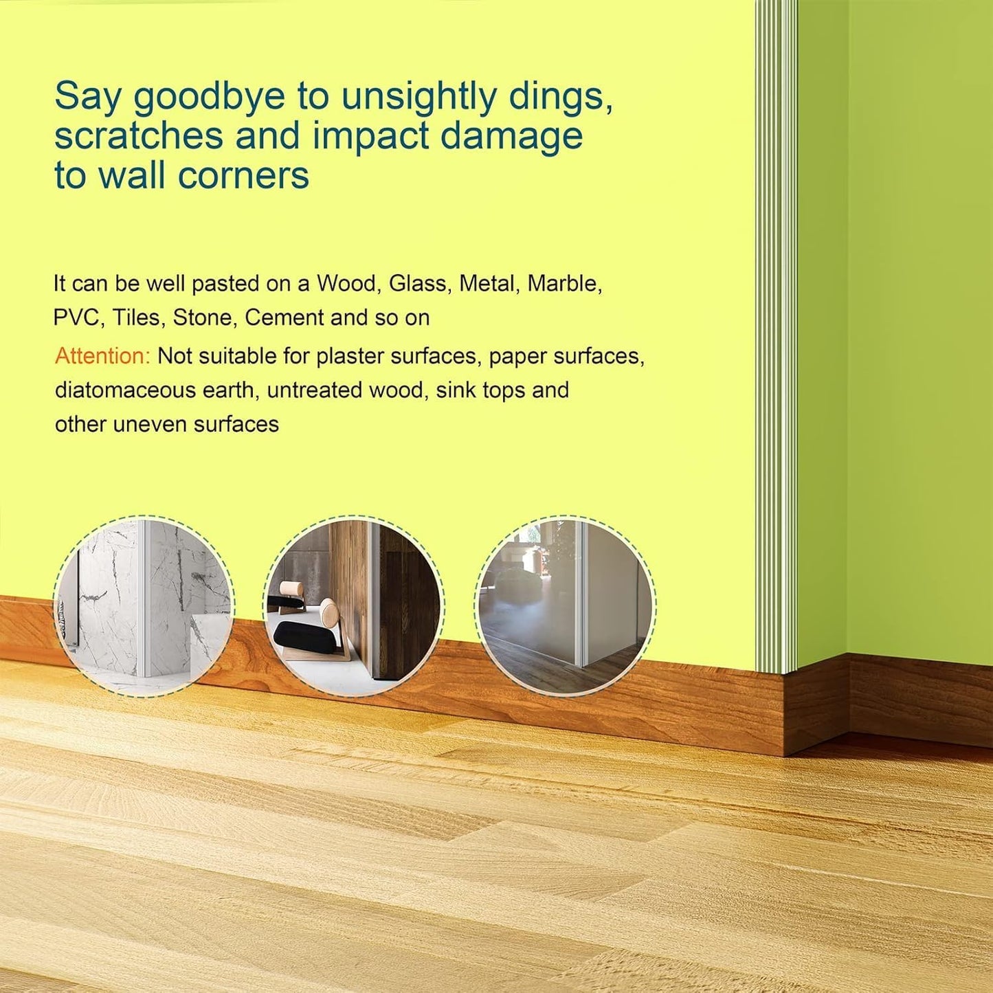 Baby Proofing 16.4ft Long (1.58" Wide) Corner Protector Baby Corner Guards Furniture Corner & Edge Safety Bumpers Clear Baby Proofing Bumper Cushion for Table Furniture Sharp Corners