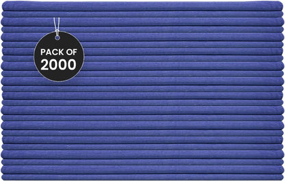 Shop Towels (Blue, 2000-Pack) - Bulk Cleaning Towel in a Bag, Mechanic Cotton Wipes for Car Maintenance, Auto Mechanics & Garage, Wipe Grease & Oil, Machine Wash & Reusable