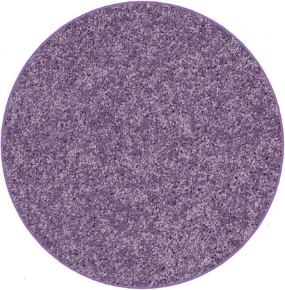 KOECKRITZ Soft and Colorful Kids Classroom Area Rugs (Passes Flammability Pill Test) Many Sizes and Bright Colors to Select from (10' Round, Lavender)