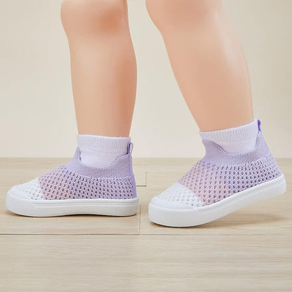 BMCiTYBM Baby Sneakers Girls Boys Lightweight Breathable Mesh First Walkers Shoes 6-24 Months