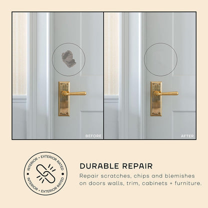 soto White Paint Touch Up, Multi-Surface, Matte Finish (No. 02 Oxman White) — 10 Milliliters of Scratch Repair for Furniture, Walls, Cabinets, Trim, Doors, Indoor/Outdoor