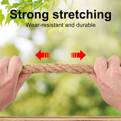 3/4 inch Hemp Rope, 82 Feet Twisted Manila Rope for Scratching Posts, Camping, Garden, Crafts, DIY Projects
