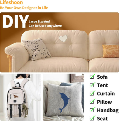 Fabric Repair Patches, Canvas Self-Adhesive Fabric Patches Tape Durable, DIY Large Canvas Repair for Sofa, Couches, Furniture, Chair, Clothing （3.5X79 Inch, Medium Grey）