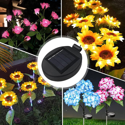 Solar Lantern Light Replacement Top for Flower Light ,LED Solar Panel Lantern Lid Replacement Part for Outdoor Flower DIY Garden Patio Decor (2PCS)