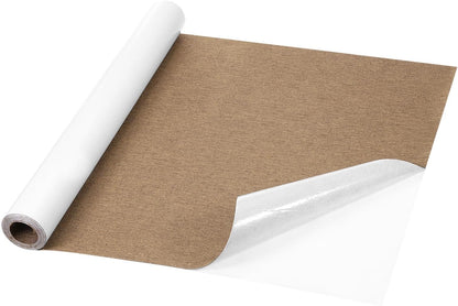 Repair Patches Repair Tape Self-Adhesive DIY Repair Patch Linen Gear Patch for Sofa, Furniture, Chair, Clothing,Tents,17x79 Inch,Brown