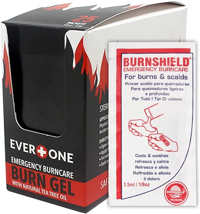 EverOne Emergency Burncare Burn Gel, 3.5g Packets, 25 Count
