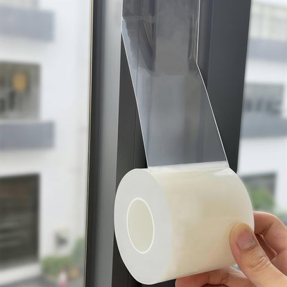 Window Weather Sealing Tape 3 in x 105 FT Weather Stripping Weatherproof Draft Stopper Clear Window Insulation Tape for Doors Windows Garages RVs Energy Saving Kit (3 in X 105 FEET)