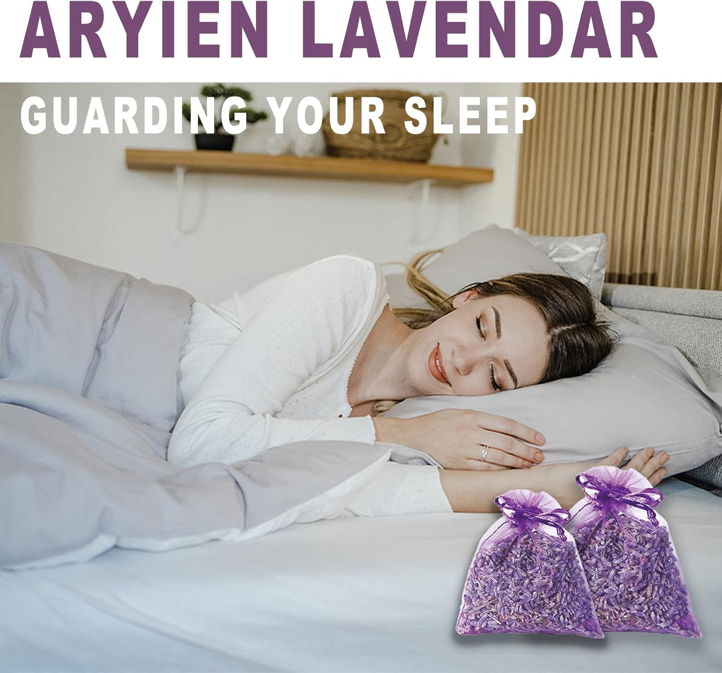 36 Pack French Dried Lavender Sachet Bags, 100% Natural Lavender Bags for Drawers and Closets, Potpourri Air Freshener, Bulk Sachet Gift for Scents Home, Wedding