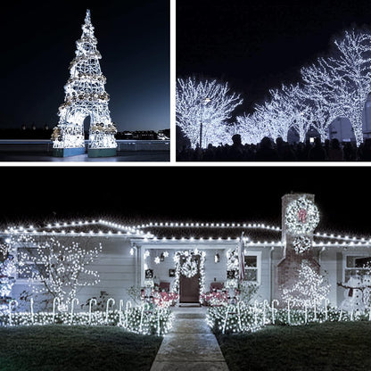 suddus 33ft 100 LED Outdoor String Lights, White Fairy Lights Battery Operated with Remote, Led Twinkle Lights for Bedroom, Backyard, Wedding, Tree, Mason Jar, Wall, Centerpiece, Christmas