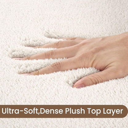 Sour Lemon 9x12 Area Rugs for Living Room, Soft Large Area Rug Fluffy Rugs for Bedroom，Machine Washable Area Rug Non Slip Carpet Rug for Living Room Playroom Kids Room Home Decor