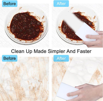 2X Density Magic Sponge Eraser,Multi-Functional Household Cleaning Kitchen Dish Sponge for Furniture,Extra Thick and Long Lasting Melamine Cleaning Sponges for Bathroom,Floor, Wall Cleaner (10)