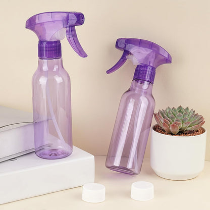 Cosywell Empty Spray Bottles 8.8oz/260ml 2 Pack Plastic Spray Bottle for Cleaning Mist/Stream Refillable Container Water Spraying Bottle for Cooking Hair Care Essential Oils(Purple)