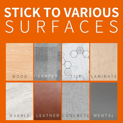 TAPEBEAR Carpet Tape Double Sided 2Inch x 30Yards, Heavy Duty Rug Gripper Anti Slip Anti Curling Floor Tape Residue-Free, Two Sided, Removable, Waterproof for Area Rugs, Mats, Strong Hold for Tile