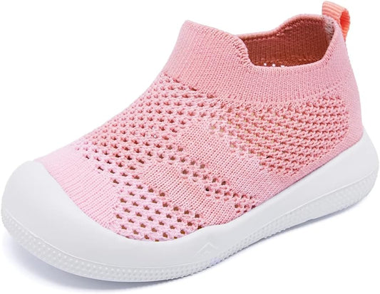 Eashi Baby Boy Girl Non-Skid Indoor Infant Walking Shoes Breathable Warm Elastic Sock Shoes with Memory Sole Protect Toes Outdoor Sneakers