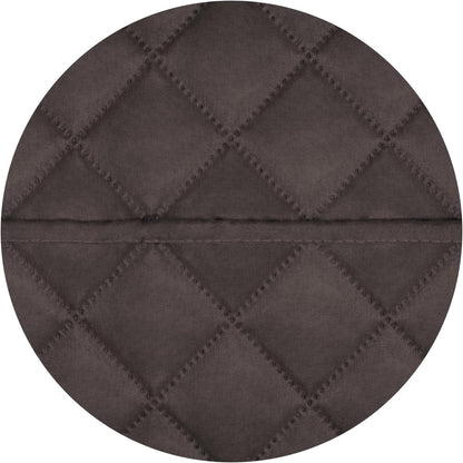 PureFit Reversible Quilted Sofa Cover, Water Resistant Furniture Protector, Washable Couch Cover with Non Slip and Elastic Straps for Kids, Dogs, Pets (Oversized Loveseat, Chocolate/Chocolate)