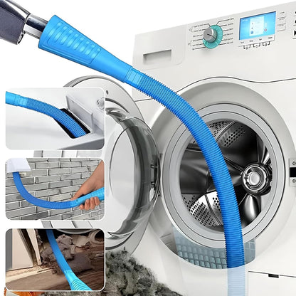 Universal Dryer Vent Cleaner Kit Compatible with All Vacuum Cleaner Include Vacuum Hose Attachment Accessories Brush Lint Brush,Dryer Vent Vacuum Hose with Gloves