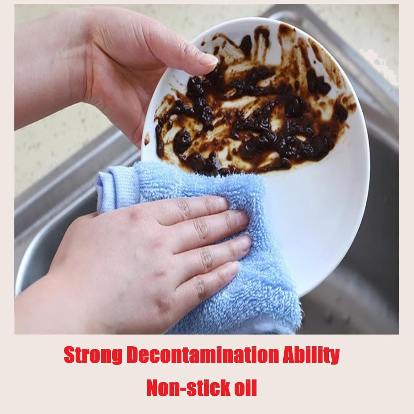 Bamboo Microfiber Cleaning Cloth-8Pcs Kitchen Wash Cloths,Wood Fiber Window Glass Rags,Micro Fiber Cloth for Cleaning Suitable for Dishes,Car Towel Rag Made From Baby Washcloths Material (green)