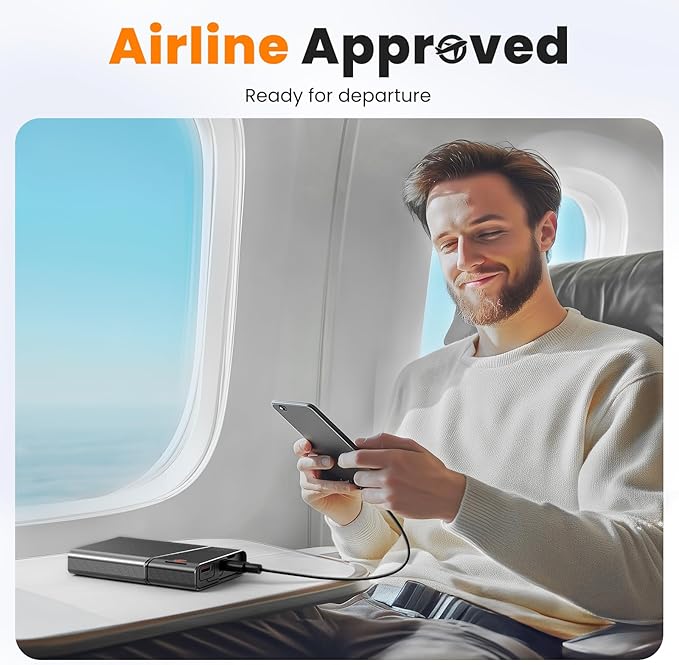 Portable Charger 20000mAh, 22.5W PD 3.0+QC 4.0 Super Fast Charging Power Bank, Cooler Aerospace Metal Case for iPhone 17 16 15 14, 13 Android, iPad, Samsung Google Tablet & More, Travel Essential