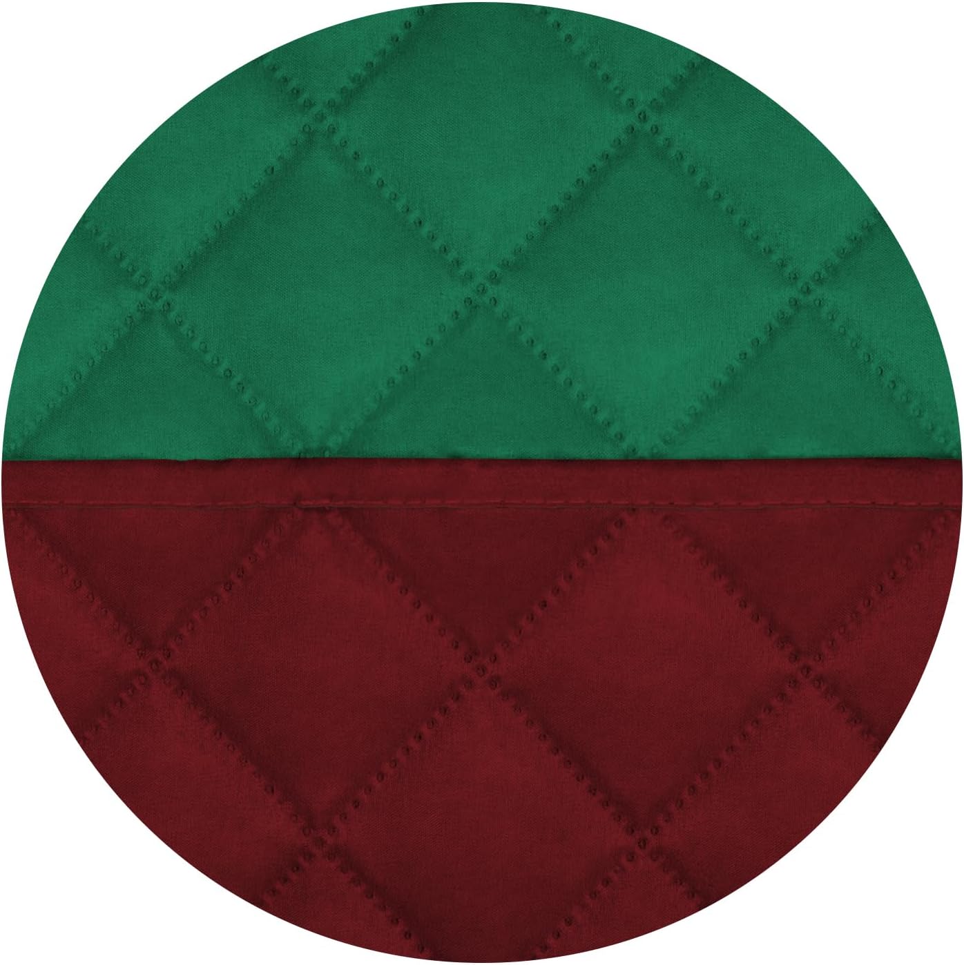 PureFit Reversible Quilted Sofa Cover, Water Resistant Slipcover Furniture Protector, Washable Couch Cover with Non Slip and Elastic Straps for Kids, Dogs, Pets (Small Recliner, Green/Red)