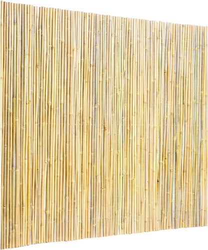 VEVOR Natural Rolled Bamboo Fence, Eco-Friendly Privacy Screen - 4 ft H x 6 ft L x 0.75 in D, Decorative for Garden, Backyard, Balcony, Patio, Pool Side
