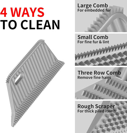 Lint Remover 3-Pack,Lint Shaver Cleaner Pro,Carpet Rake,Lint Brush,Fur Removal Tool,Portable Carpet Scraper,Clothes,Car Mats,Couch,Pet Bed,Furniture