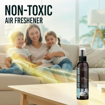 Non-Toxic Odor Eliminator, Natural Sandalwood & Patchouli Air Freshener Spray for Home, Room, Closet & Couch Deodorizer, Long Lasting Bathroom & Toilet Freshener, Safe for Kids & Pets - 4 oz Pack of 1