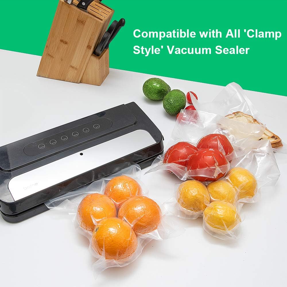 11x50 Rolls 2 Pack Vacuum Sealer Bags Rolls with BPA Free,Heavy Duty,Great for Vac Storage or Sous Vide Cooking