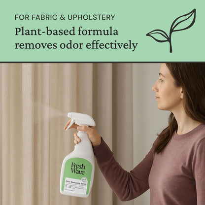 Fresh Wave Original Scent Odor Eliminator Spray & Air Freshener, 24 fl. oz. | Odor Absorber for Home, Furniture, Fabrics & Trash | Safer Odor Relief