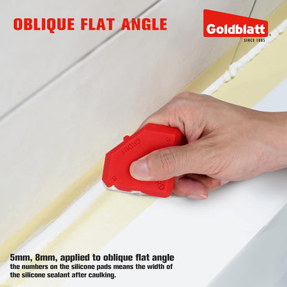 Goldblatt Caulk Remover Tool, Grout Removal Tool, Caulking Tool, Silicone Caulking Tool Kit, Sealant Finishing Tools for Sink Joint Bathroom Kitchen Floor