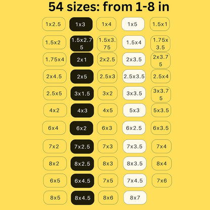 Custom Rectangle Stickers for Business Logo, Custom Rectangle Labels for Candle Jar Coffee, 30-300 pcs, Waterproof Glossy Vinyl Stickers, Upload Your Design (8x4 in)