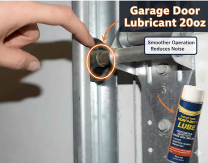 Premium Heavy-Duty Garage Door Lubricant 20oz (2 Pack) – Long-Lasting, Multi-Purpose Rust Preventative – Water-Resistant Lube for Springs, Rollers, Hinges & Locks
