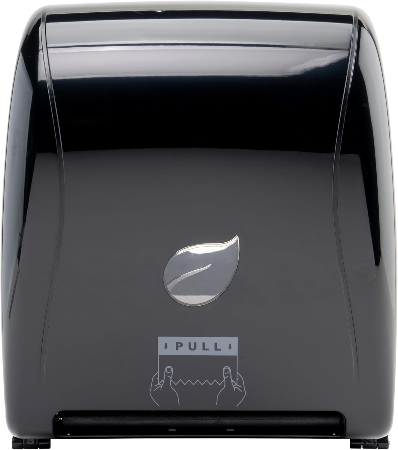 Winco TDAC-8K Commercial Wall Mount Paper Towel Dispenser, Auto-Cut 9" Sheets, Black