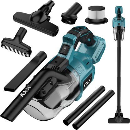 KXX Cordless Vacuum for makita 18V Battery, Handheld Electric Power Vacuum Cleaner for Hardwood Floor Carpet Pet Hair Car (No Battery)