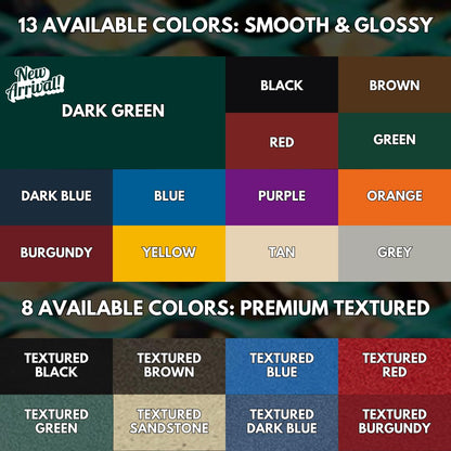 COATEDOUTDOORFURNITURE RFT-P-RED Heavy Duty Round Trash Receptacle with Flat Top, Liner Included, 32 Gallon, Red, Made in America