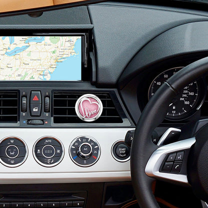 Essential Oil Car Diffuser Vent Clips Christmas Air Freshener Car Accessories for Women with 10 Felt Pad(Heart Love)