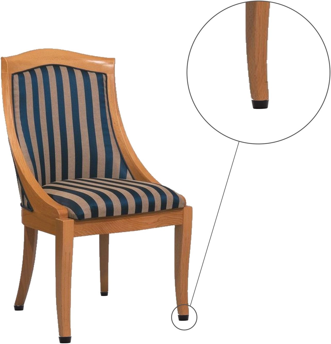 20pcs Round Furniture Pads,ULIFESTAR Furniture Feet Glides Sliders Carpet Saver Hardwood Floor Protectors Surface Protection for Chair Leg Caps Non Slip Furniture Grippers (Black)