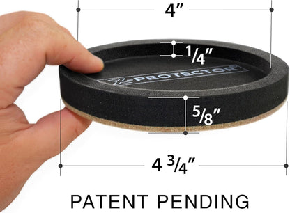 Felt Furniture Sliders for Hardwood Floors X-PROTECTOR 8 PCS 4 3/4” - Furniture Slider with Unique Design - Heavy-Duty Furniture Movers for Hard Surfaces - Felt Sliders - Move Your Furniture Easily!