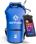 Earth Pak Waterproof Dry Bag with Zippered Pocket - Waterproof Dry Bag Backpack Keeps Gear Dry