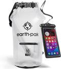 Earth Pak Waterproof Dry Bag with Zippered Pocket - Waterproof Dry Bag Backpack Keeps Gear Dry