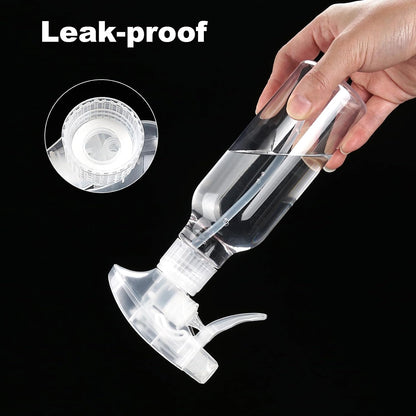 Cosywell Plastic Spray Bottles 8.8oz/260ml 3 Pack Empty Spray Bottle for Cleaning Mist/Stream Heavy Duty Water Spraying Bottle for Cooking Hair Care Essential Oils(Clear)