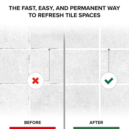 X-Protector Water Based Grout Marker - 1 PC with 4 Tips, White