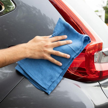 PRO SOURCE 25 Lb Box Virgin Surgical Lint-Free Blue Cotton Huck Towels: 16" x 25"