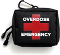 Overdose Emergency Response Kit Belt Pouch | Compact Canvas for Naloxone Kits & First Aid Supplies | Secure Zipper Closure with Carabiner | For Home, Workspaces, Fleet Vehicles - 5"x4.5"x2"