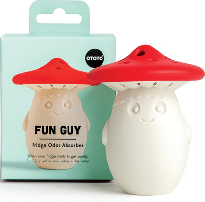 Fridge Deodorizer by OTOTO - Baking Soda Fridge, Refrigerator Deodorizer, Baking Soda Odor Absorber, Cute Gifts, Cute Kitchen (Mushroom)